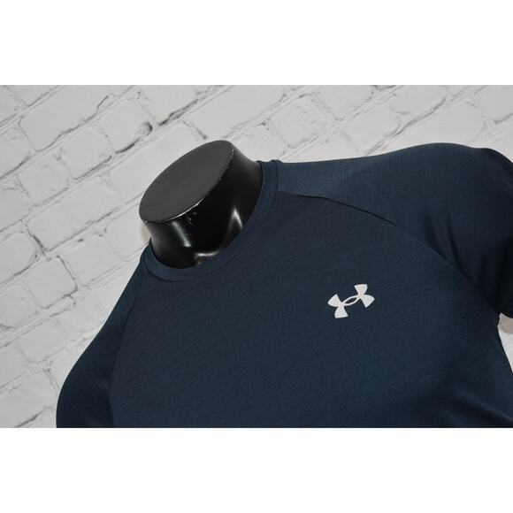 Under Armour Shirt Mens Size Medium Loose Gym HeatGear Polyester Performance - Picture 1 of 8
